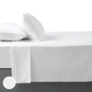300TC Cotton Percale Flat Sheet