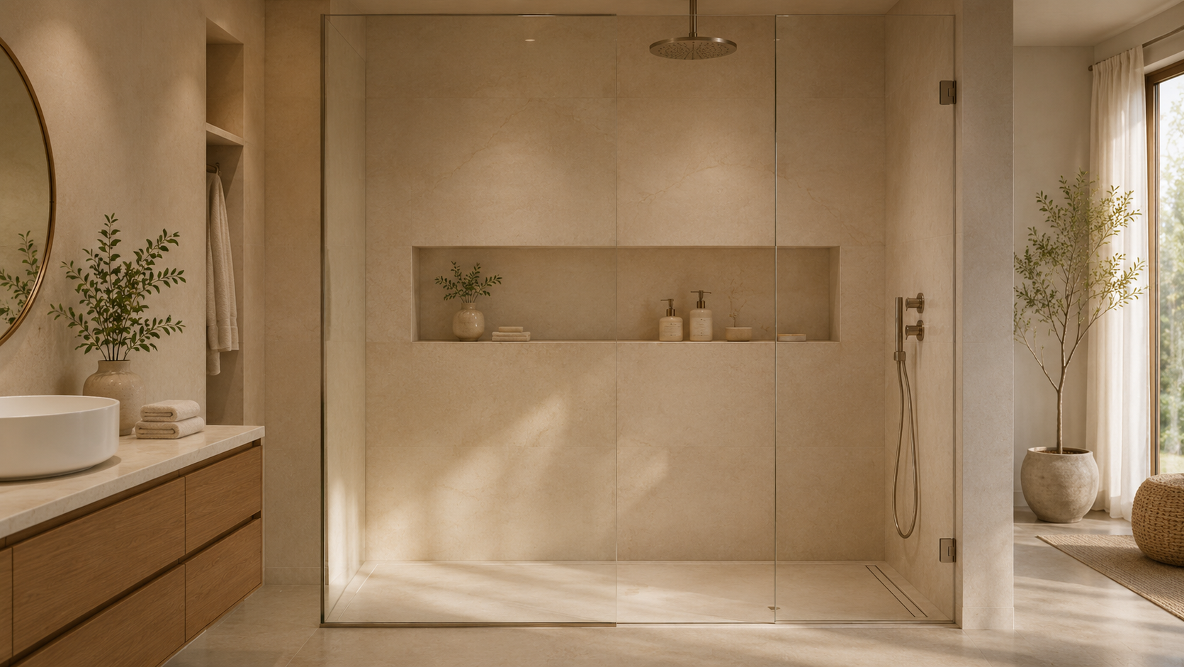 10. Glass Shower